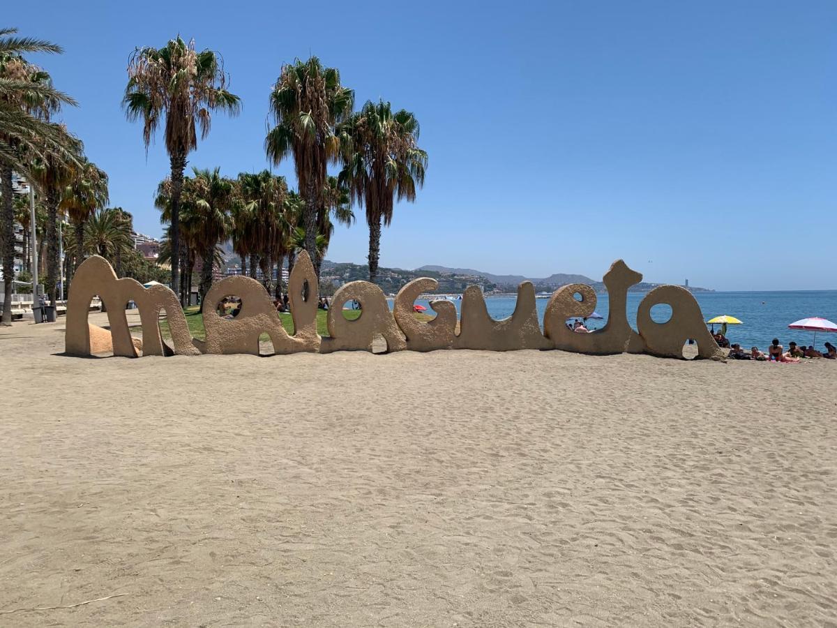 شقة Playa Sol Y Centro Historico مالقة المظهر الخارجي الصورة
